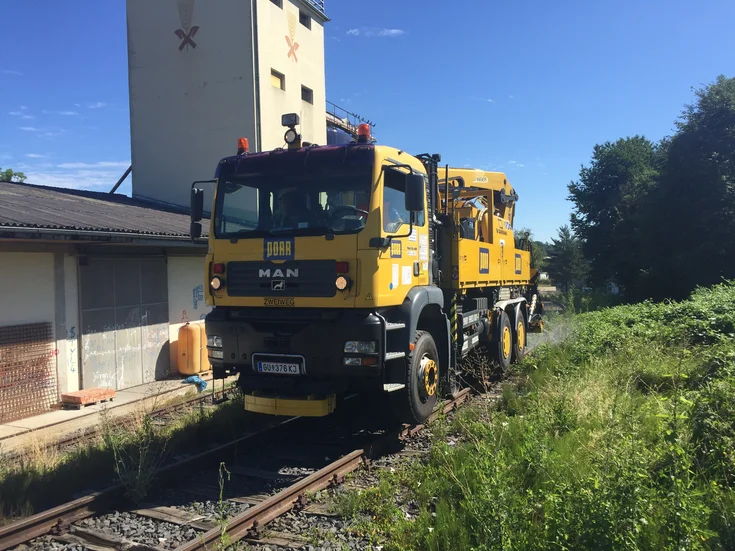 PORR Bahnbau Vegetationskontrolle